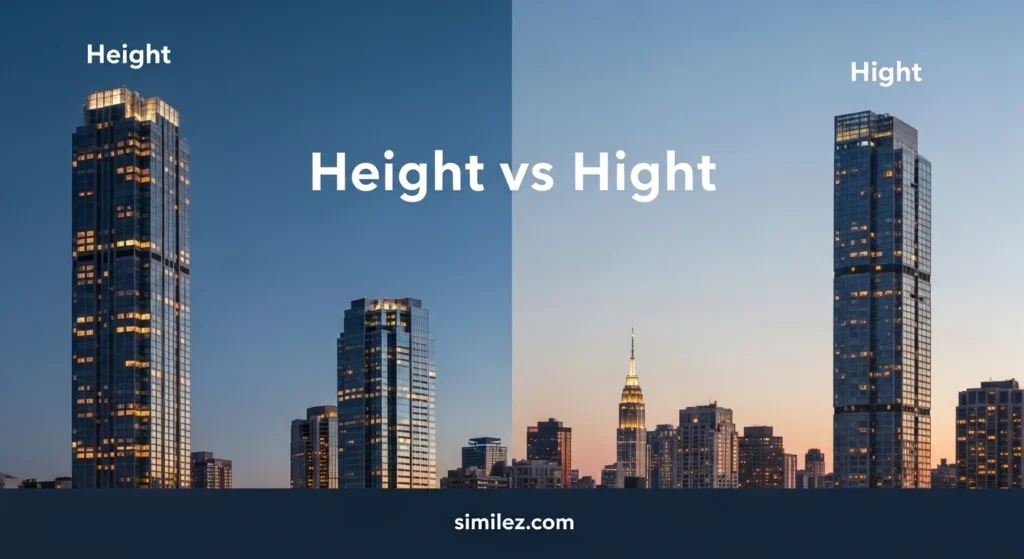 Height vs Hight