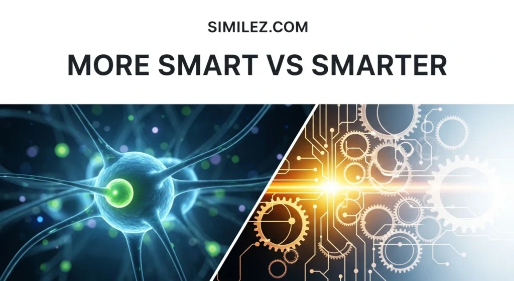 More Smart vs Smarter