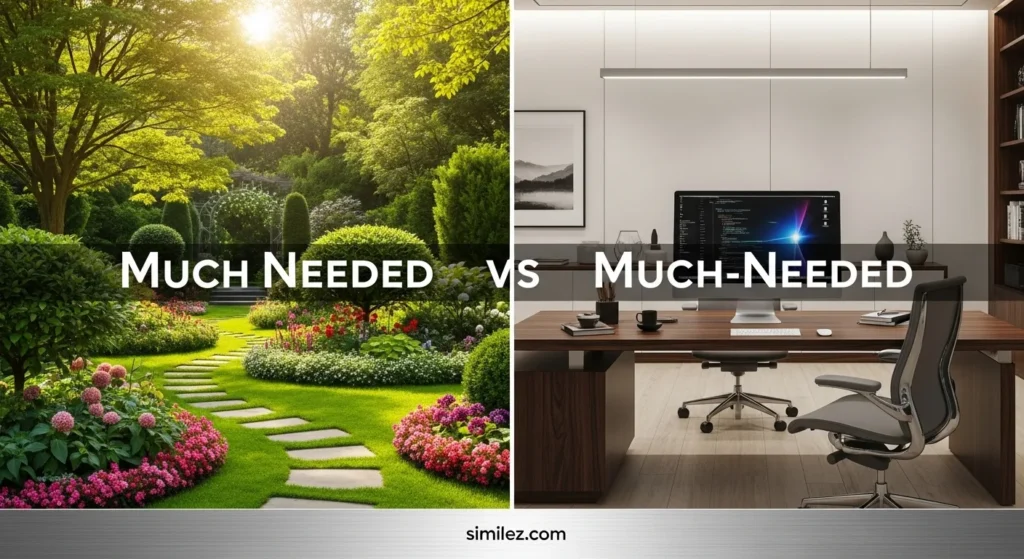 Much Needed vs Much-Needed