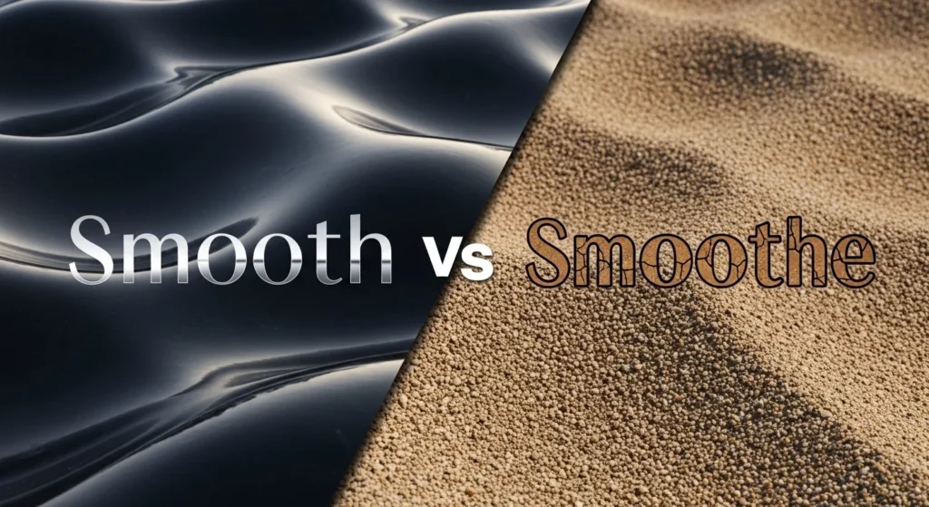 Smooth vs Smoothe