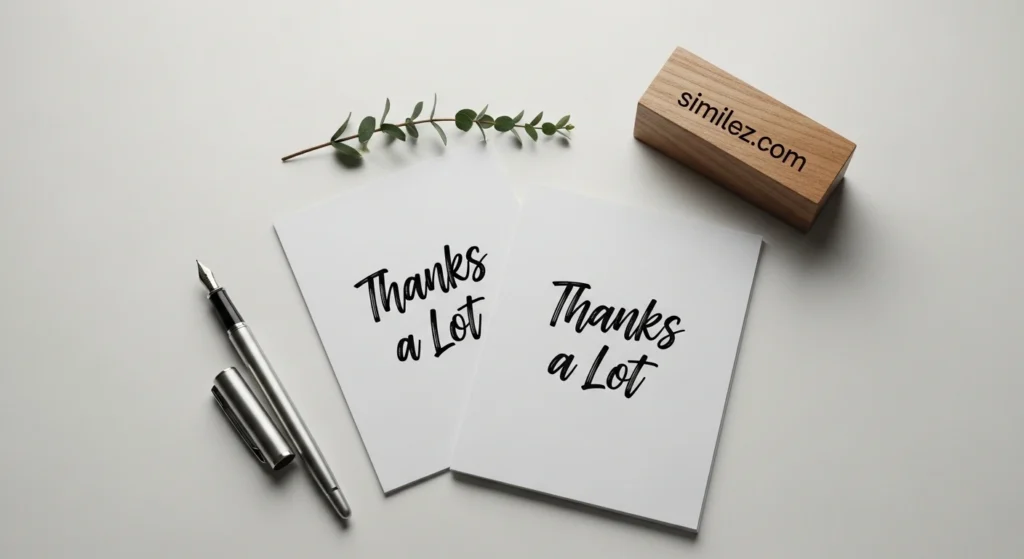 Thanks a Lot