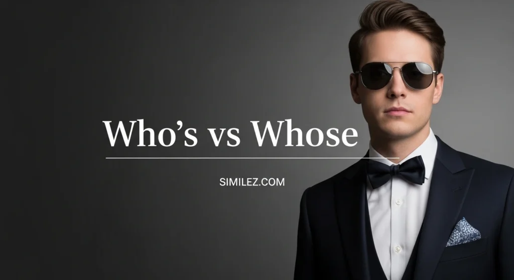 Who's vs whose