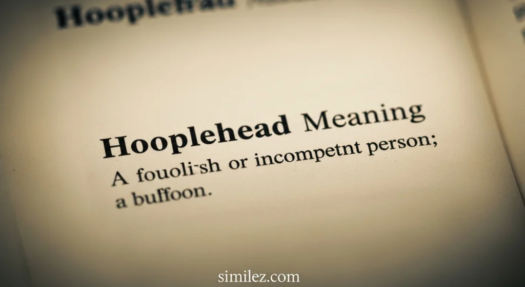 Hooplehead Meaning