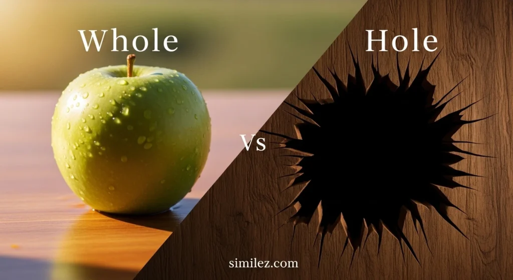 Whole vs Hole